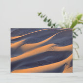 Carte De Remerciements Dune de Sable Abstrait (Debout devant)