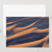 Carte De Remerciements Dune de Sable Abstrait (Devant / Derrière)
