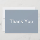 Carte De Remerciements Dusty Blue Baby Shower (Devant)