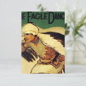 Carte De Remerciements “Eagle Dancer” Western Art by Gerald Cassidy (Debout devant)