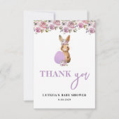 Carte De Remerciements Easter Baby Shower (Devant)