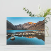 Carte De Remerciements Eau | Convict Lake Sierra Nevada (Debout devant)