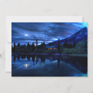 Carte De Remerciements Eau   Jenny Lake Grand Teton National Park