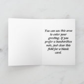 Carte De Remerciements Eau Turquoise (Intérieur)