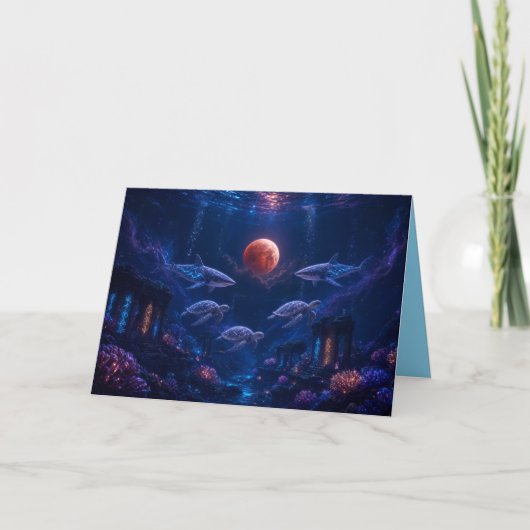 Carte De Remerciements Éclipse (Devant)
