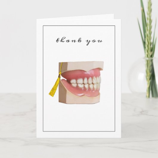 Carte De Remerciements École de médecine dentaire (Devant)