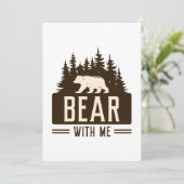 Carte De Remerciements Écoutez-moi (Debout devant)