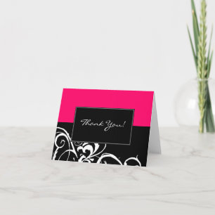 Carte de remerciements   Écran élégant