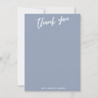 écriture décontractée Typographie simple Dusty Blu