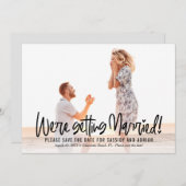 Carte De Remerciements Ecriture Fâcheuse Couleur modifiable Enregistrer L (Devant / Derrière)