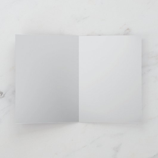 Carte De Remerciements Écriture manuscrite couleur or personnalisée (Intérieur)