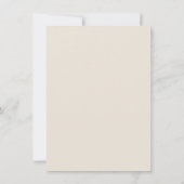 Carte De Remerciements Écriture manuscrite décontractée Crème de typograp (Dos)