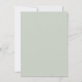 Carte De Remerciements Écriture manuscrite décontractée Typographie simpl (Dos)