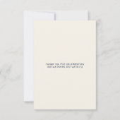 Carte De Remerciements Écriture manuscrite verte amusante Quirky Script M (Dos)