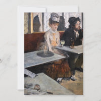 Edgar Degas - Dans un café / L'Absinthe