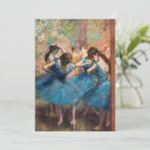 Carte De Remerciements Edgar Degas - Danseurs en bleu (Debout devant)