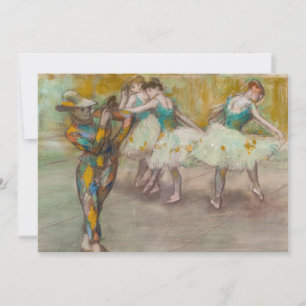 Carte De Remerciements Edgar Degas - Harlequin Dance