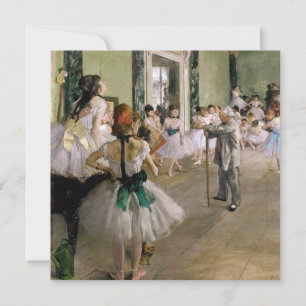 Carte De Remerciements Edgar Degas - La Classe de danse