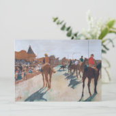 Carte De Remerciements Edgar Degas - La Parade (Debout devant)