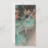 Carte De Remerciements Edgar Degas - Swaying Dancer / Danseuse en vert (Devant)