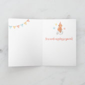 Carte de remerciements Editable Baby Animal Circus (Intérieur)