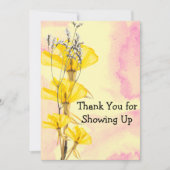 Carte De Remerciements Editable Thank You Card for Therapy Clients Simple (Devant)