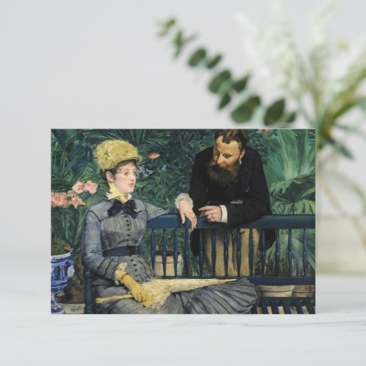 Carte De Remerciements Edouard Manet - Au Conservatoire (Debout devant)