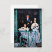 Carte De Remerciements Edouard Manet - Balcon / Le Balcon (Devant / Derrière)
