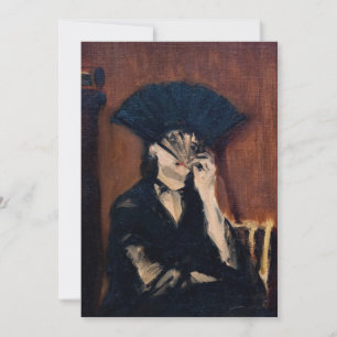 Carte De Remerciements Edouard Manet - Berthe Morisot avec un éventail