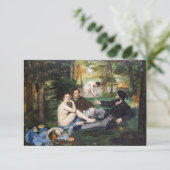 Carte De Remerciements Edouard Manet - Déjeuner sur l'herbe (Debout devant)