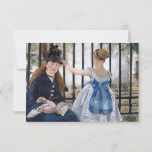 Carte De Remerciements Edouard Manet - La Gare