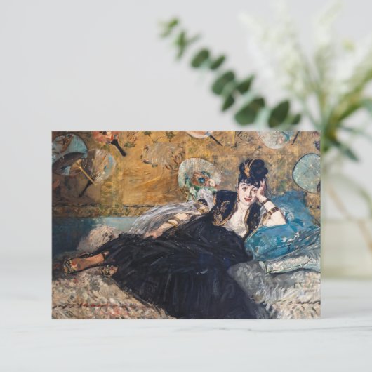 Carte De Remerciements Edouard Manet - Lady avec fans (Debout devant)