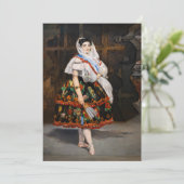 Carte De Remerciements Edouard Manet - Lola de Valence (Debout devant)
