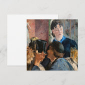 Carte De Remerciements Edouard Manet - Serveuse de bock (Devant / Derrière)