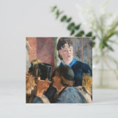 Carte De Remerciements Edouard Manet - Serveuse de bock (Debout devant)