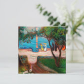 Carte De Remerciements Edvard Munch - Danse sur la plage (Debout devant)