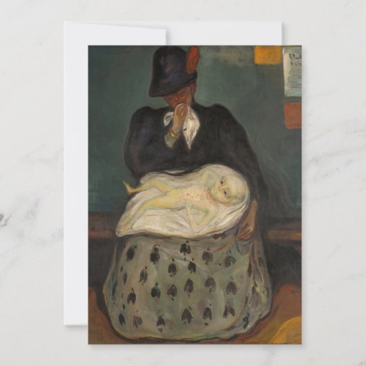 Carte De Remerciements Edvard Munch - Héritage (Devant)