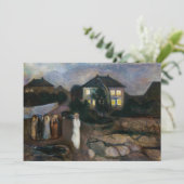 Carte De Remerciements Edvard Munch - La tempête (Debout devant)