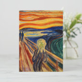 Carte De Remerciements Edvard Munch - Le cri 1910 (Debout devant)