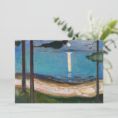 Carte De Remerciements Edvard Munch - Lune (Debout devant)