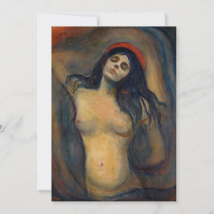 Carte De Remerciements Edvard Munch - Madonna