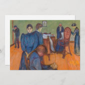 Carte De Remerciements Edvard Munch - Mort dans la salle de tests v2 (Devant / Derrière)