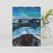 Carte De Remerciements Edvard Munch - Nuit étoilée 1922 (Debout devant)