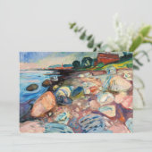 Carte De Remerciements Edvard Munch - Rive avec Maison Rouge (Debout devant)