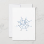 Carte De Remerciements Éffrayant mignon Halloween Birthday Boy (Dos)