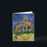Carte De Remerciements Eglise d'Auvers par Vincent van Gogh Mariage<br><div class="desc">Facile à customiser Mariage Merci Cartes. L'église d'Auvers (1890) de Vincent van Gogh est une peinture religieuse de post impressionnisme vintage d'art, représentant une femme marchant le long d'un chemin vers la chapelle du village avec de beaux vitraux. Une scène architecturale de la vie quotidienne. À propos de l'artiste :...</div>