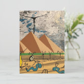 CARTE DE REMERCIEMENTS EGYPTE (Debout devant)