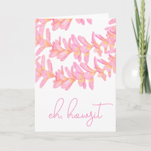 Carte De Remerciements Eh, Howzit (Devant)