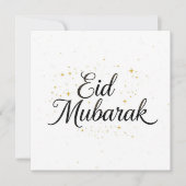 Carte De Remerciements Eid mubarak Personalized modern Card (Devant)