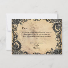 Élégance de mariage gothique victorien